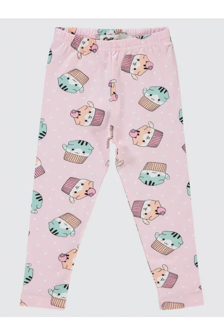 Collants roses pour fille de 2 à 5 ans - Paquet