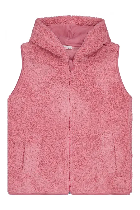 Kız Çocuk Yelek 10-13 Yaş Soft Pembe - Paket