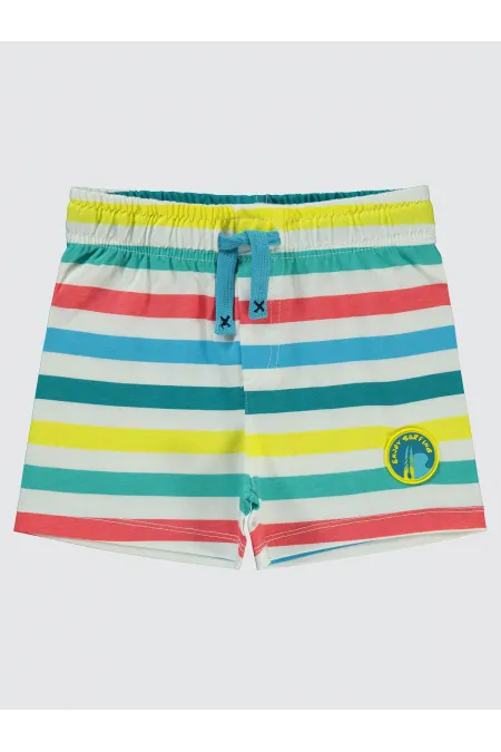 Erkek Çocuk Şort 2-5 Yaş Ekru - Paket