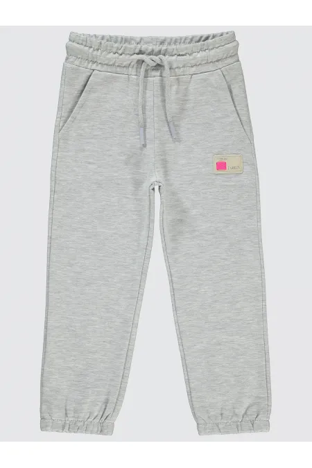 Girl's Tracksuit Bottoms 2-5 Years Old Ecru Melanj - Package