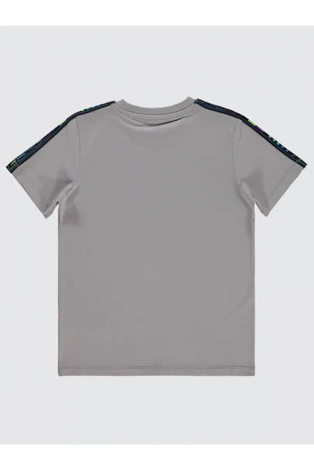 Lot de T-shirts gris pour garçons de 10 à 13 ans