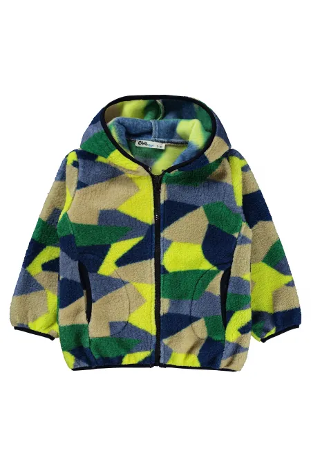 Cardigan bleu Saxe pour garçon de 2 à 5 ans - Pack civil