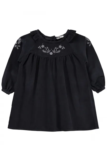 Girls' Jumpsuit and Dress Set, Ages 2-5, Anthracite - Package