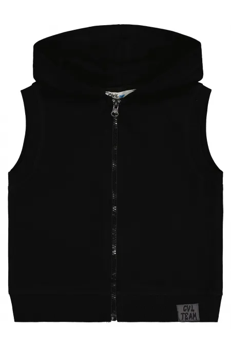 Erkek Çocuk Yelek 2-5 Yaş Siyah - Paket