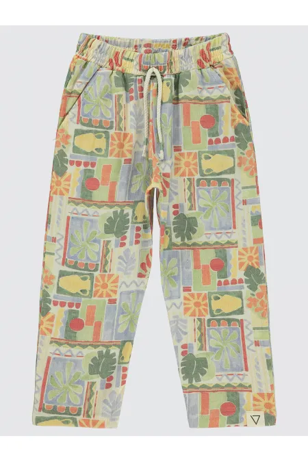 Erkek Çocuk Pantolon 6-9 Yaş Ekru - Paket