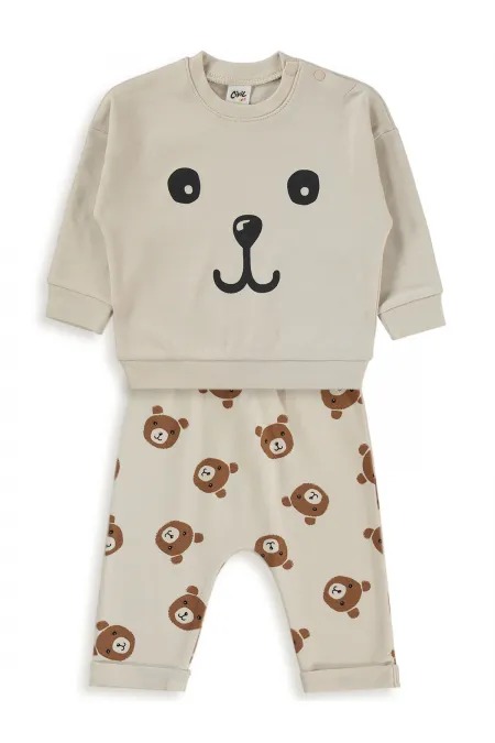 Baby Outfit 0-24 Months Stone Color - Package