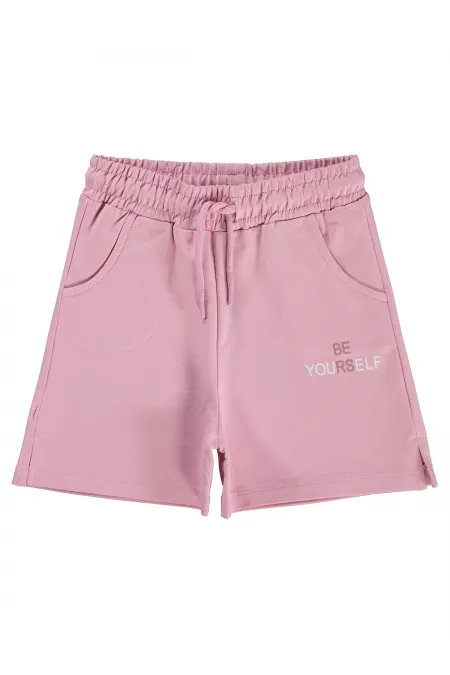 Short pour fille, 10-13 ans, rose foncé - Lot