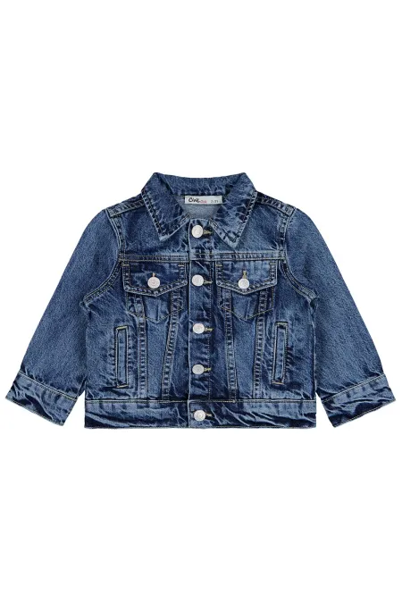 Veste bleue pour fille de 2 à 5 ans - Emballage