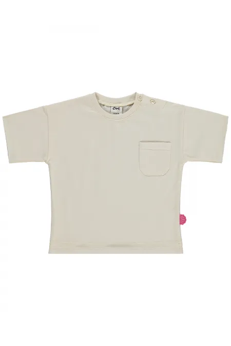 Bebek Tişört 0-24 Ay Açık Bej - Paket