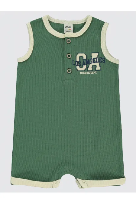 Grenouillères bébé 0-24 mois kaki - Emballage