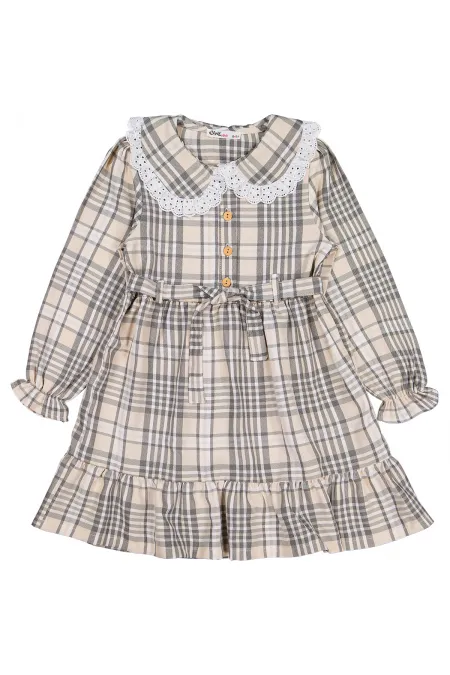 Girl's Vest and Dress 6-9 Years Beige - Package