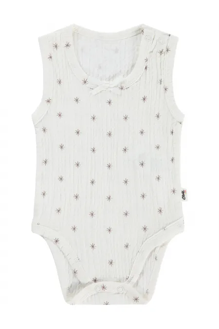 Bebek Çıtçıtlı Badi 0-24 Ay Acı Kahverengi - Paket