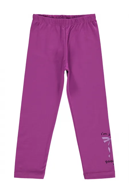 Leggings pour filles Km 6-9 ans Hyper Purple - Lot