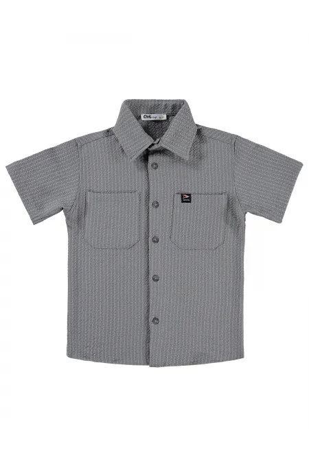 Boys' Shirt, Ages 6-9, Grey - Pack