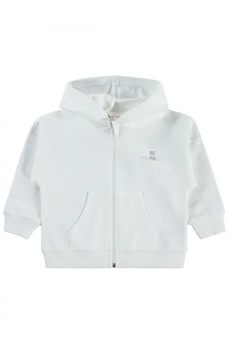 Gilet pour fille, 2-5 ans, blanc cassé - Emballage