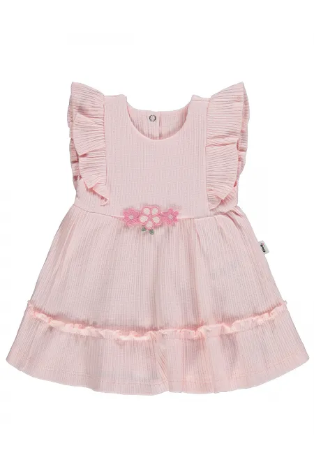 Combinaison et robe bébé rose 0-24 mois - Emballage