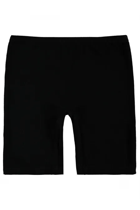 Kız Çocuk Boxer 2-9 Yaş Siyah - Paket