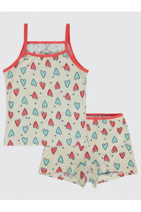 Kız Çocuk İç Çamaşırı Takım 2-9 Yaş Standart - Paket