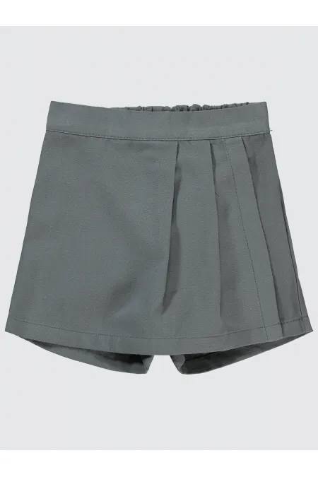 Kız Çocuk Şort 10-13 Yaş Gri - Paket