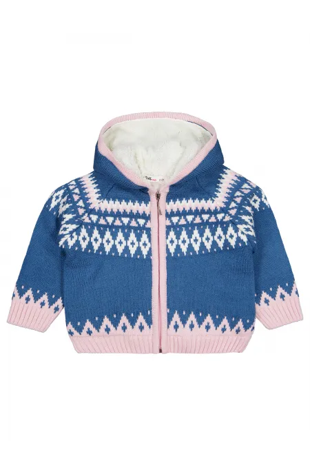 Gilet pour fille de 2 à 5 ans, couleur essence - Pack