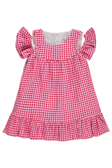Girls' Jumpsuit and Dress Set, Ages 2-5, Red - Package