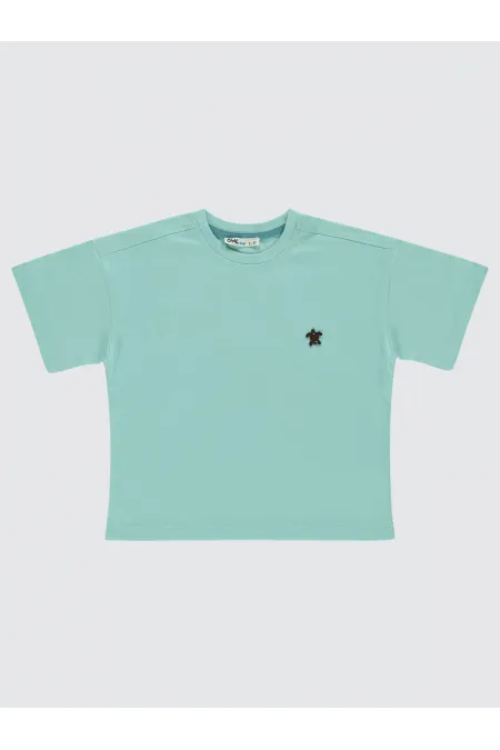Boys T-Shirt 2-5 Years Turquoise - Package