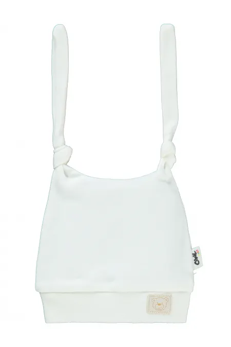 Bonnets, chapeaux et ensembles pour bébés 0-24 mois écru - Emballage