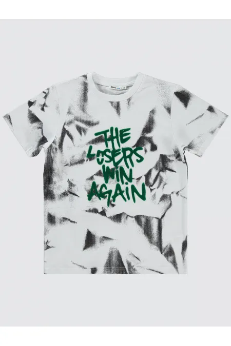 Boy T-Shirt 6-9 Years White - Pack