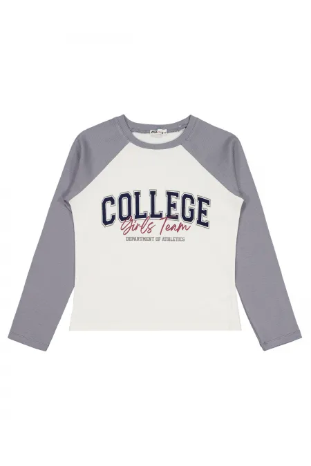 Kız Çocuk Sweatshirt 10-13 Yaş Ekru - Paket