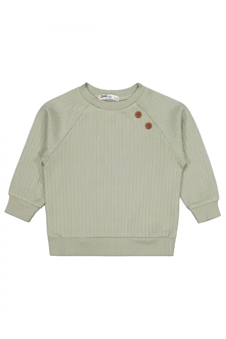 Erkek Çocuk Sweatshirt 2-5 Yaş Yeşil - Paket