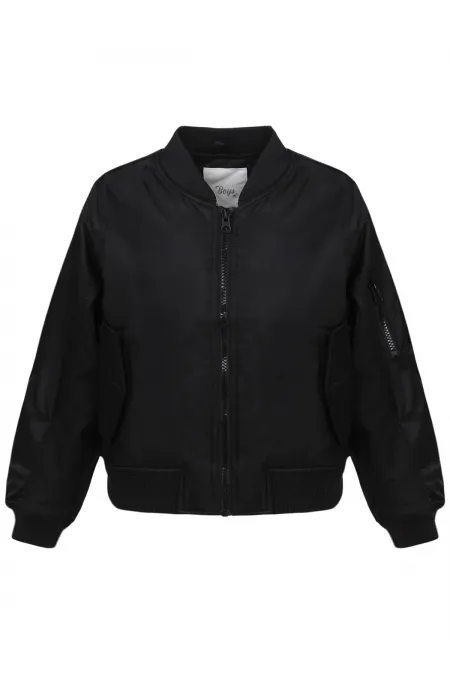 Erkek Çocuk Mont 6-9 Yaş Siyah - Paket