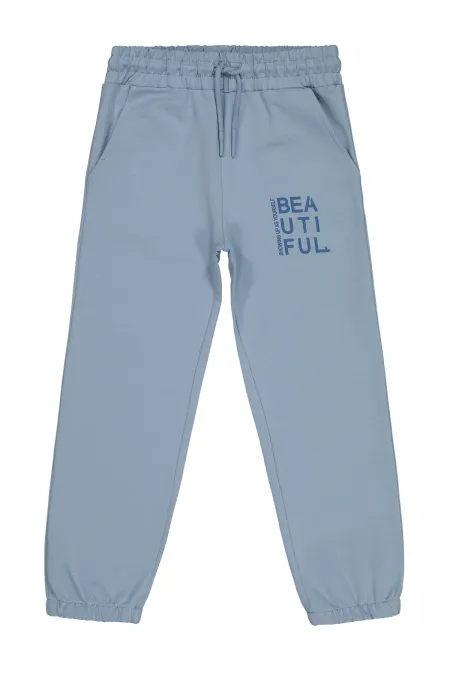 Girls Tracksuit Bottoms 6-9 Years Blue - Pack
