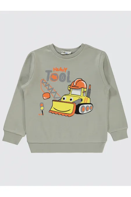 Boy Sweatshirt 2-5 Years Soft Gray - Package