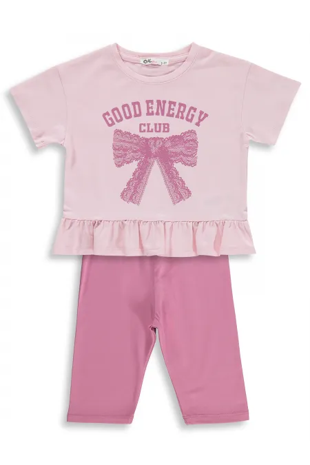 Girls' Team Set 2-5 Years Powder Pink - Pack