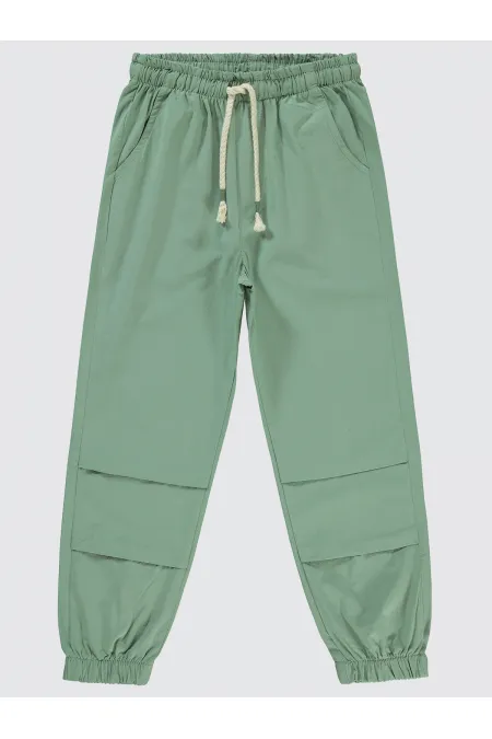 Pantalon garçon 6-9 ans kaki doux - Lot