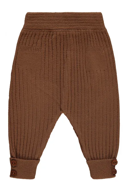 Bebek Eşofman Altı 0-24 Ay Kahve - Paket