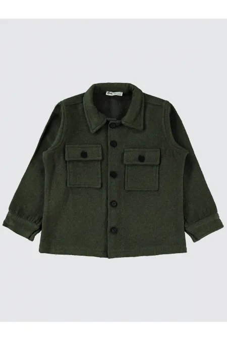 Chemise garçon 10-13 ans kaki - Emballage