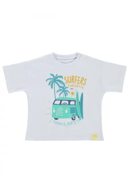 T-shirt bébé blanc 0-24 mois - Emballage
