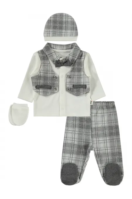 Baby Bodysuit Sets 0-24 Months Plaid - Pack