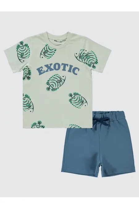 Costume garçon 2-5 ans gris clair - Emballage