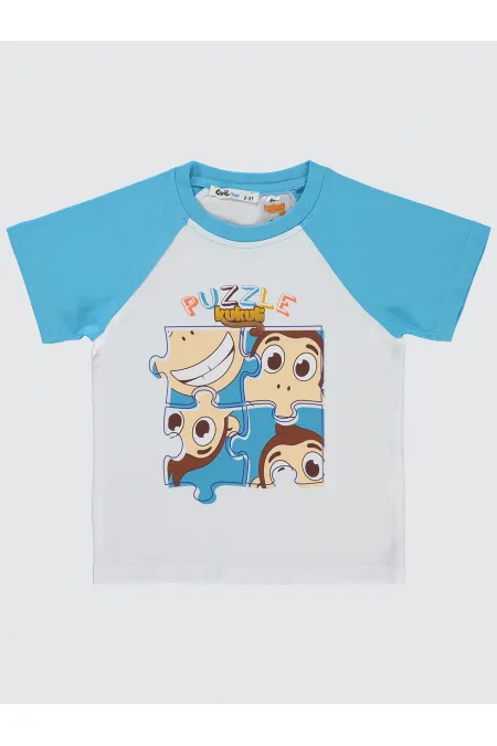 Boy T-Shirt 2-5 Years White - Pack