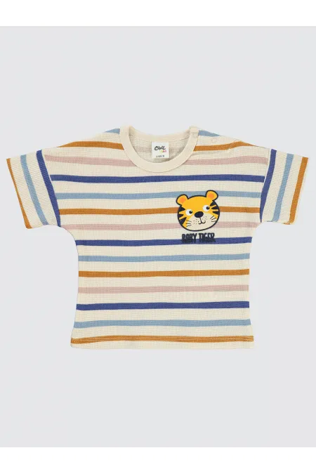 Lot de T-shirts bébé 0-24 mois ivoire