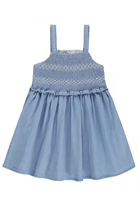 Combinaison et robe pour filles, 2-5 ans, bleu clair - Emballage