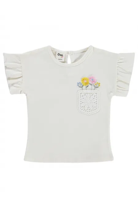 T-shirt bébé 0-24 mois, écru - Emballage