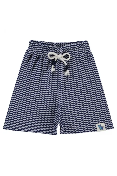 Short garçon, 2-5 ans, bleu marine - Lot