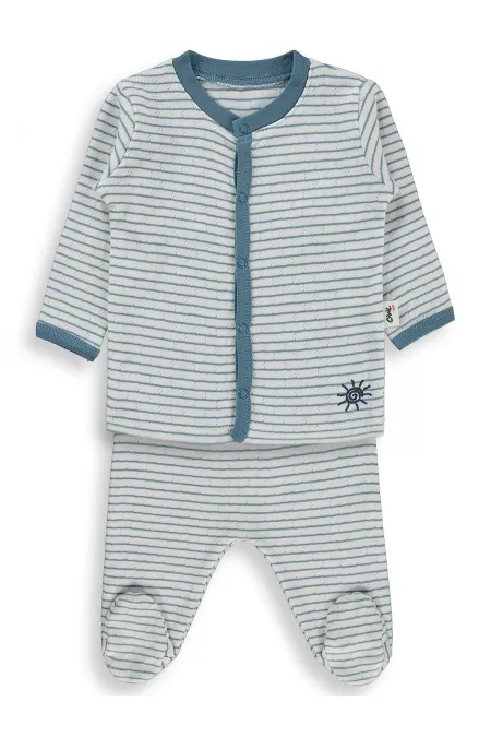 Bebek Pijama Takımı 0-24 Ay Ekru - Paket