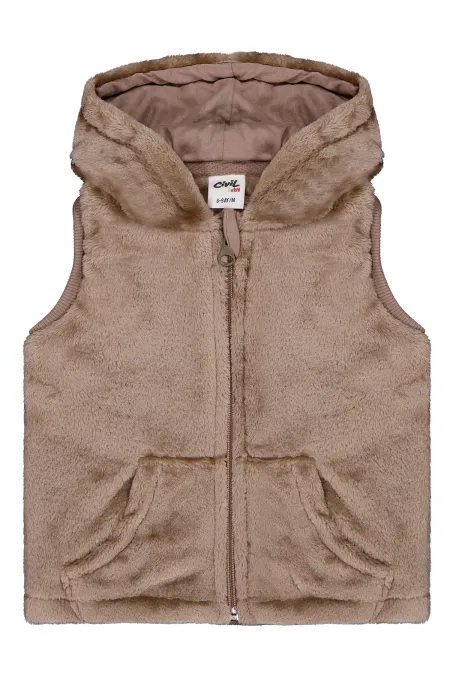 Bebek Yelek 0-24 Ay Kahverengi - Paket