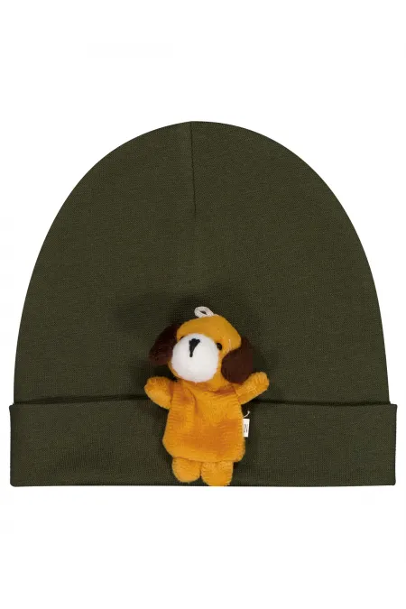 Bebek Bebe Şapka Bere ve Setler 0-24 Ay Haki Yeşil - Paket