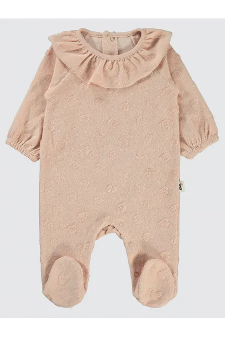 Combinaison bébé 0-24 mois, couleur poudre - Emballage