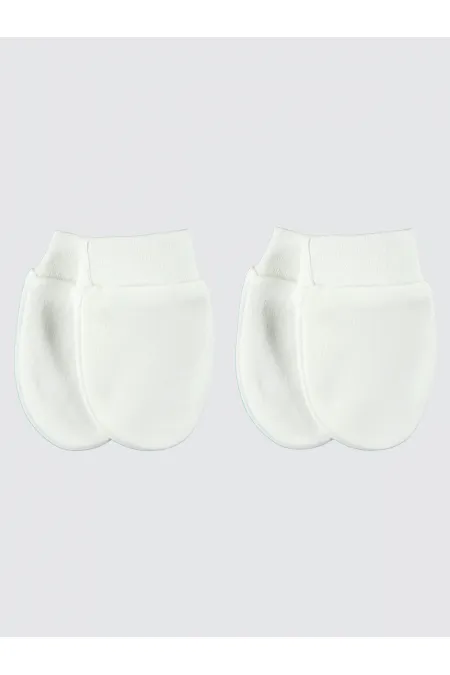 Gants pour bébé 0-24 mois écru - Lot